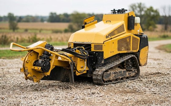 Remote Controlled Stump Grinder